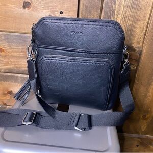 Black Crossbody Bag Faux Leather Black purse